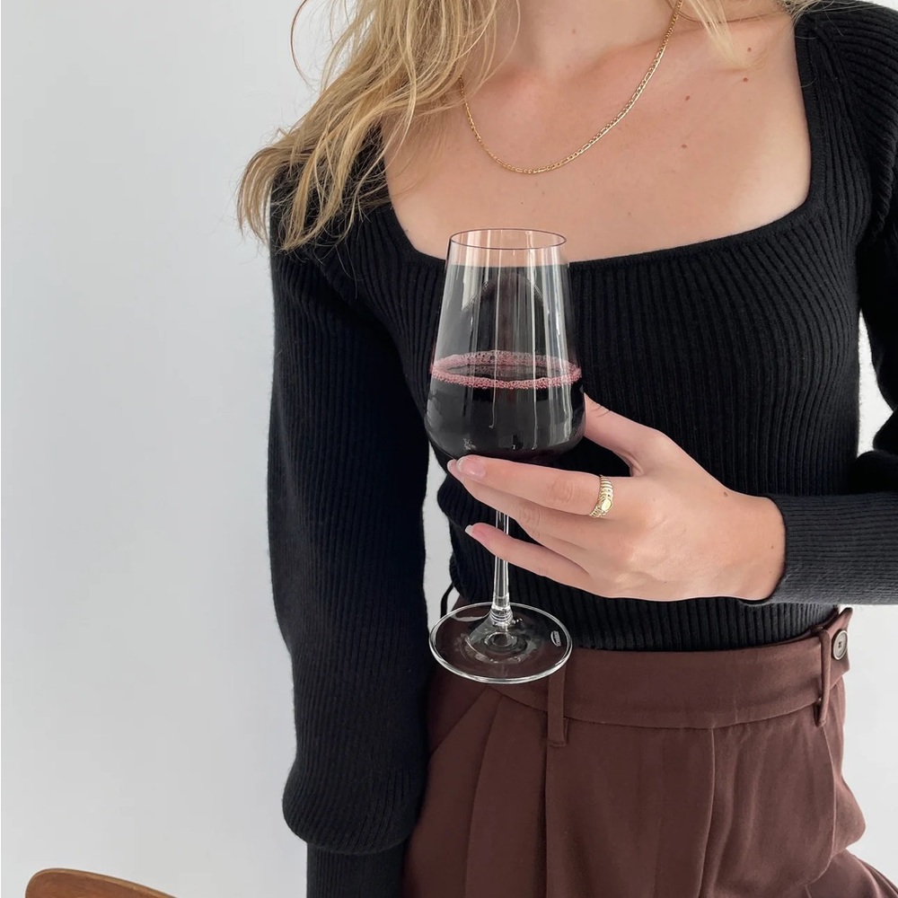 Oak + Fort square neck sweater